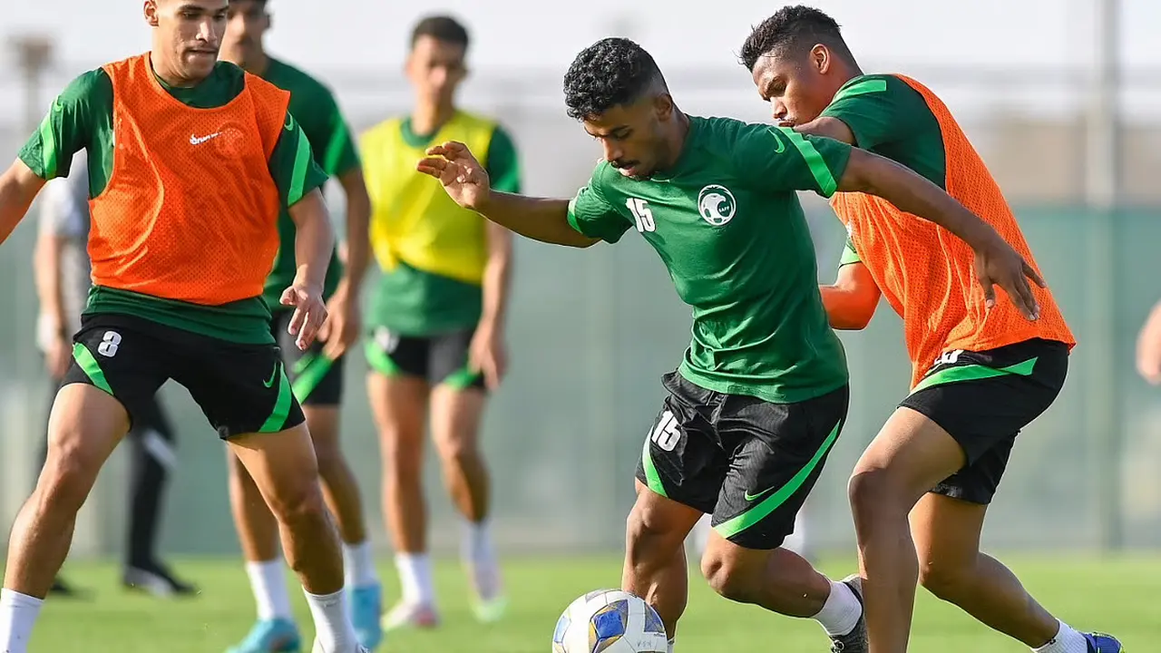 الأخضر ينهي تدريباته قبل مواجهة إسبانيا في المونديال